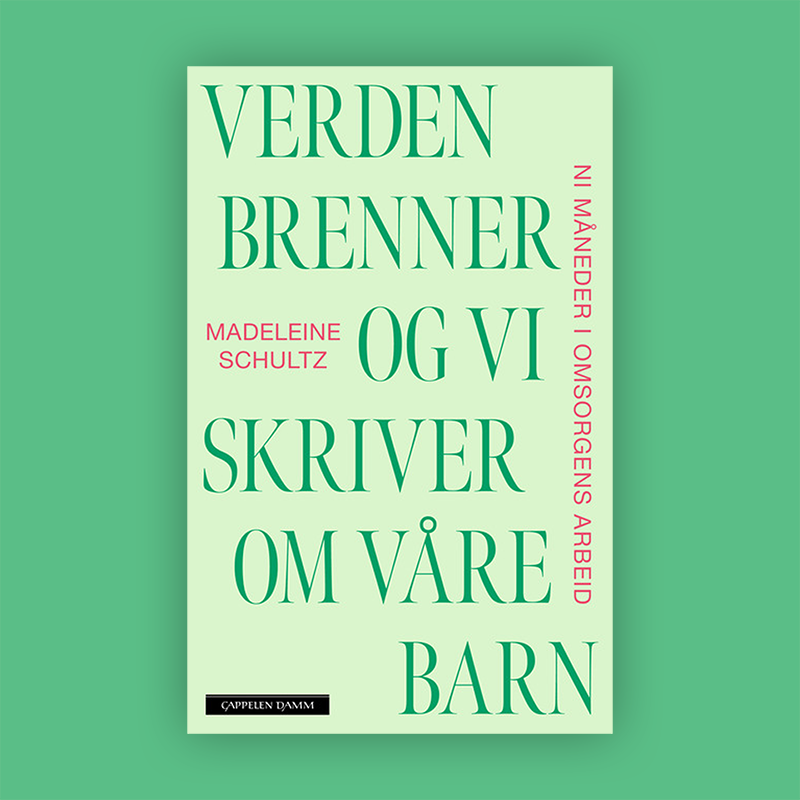 Madeleine Schultz, Verden brenner og vi skriver om våre barn